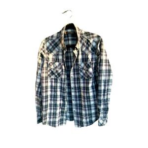 Ben Sherman plaid button down shirt